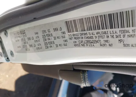 2016 Jeep Cherokee Limited z USA, uszkodzony, nr VIN 1C4PJLDB9GW229471